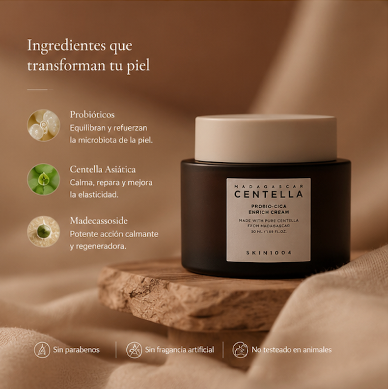 SKIN1004 - Crema Facial Madagascar Centella Probio-Cica Enrich Cream [50ml]