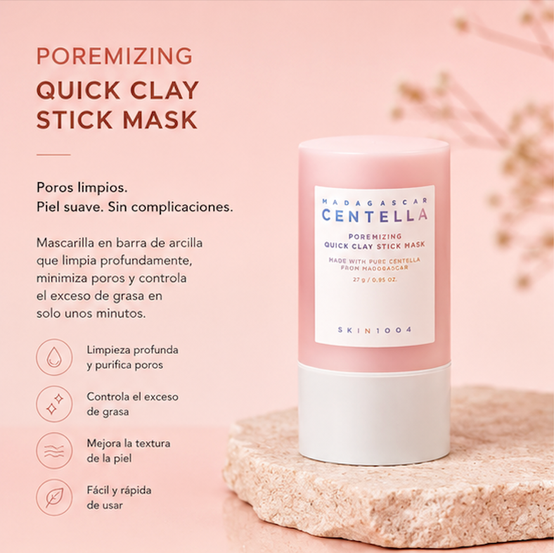 SKIN1004 - Mascarilla de Arcilla Madagascar Centella Poremizing Quick Clay Stick Mask [27g]