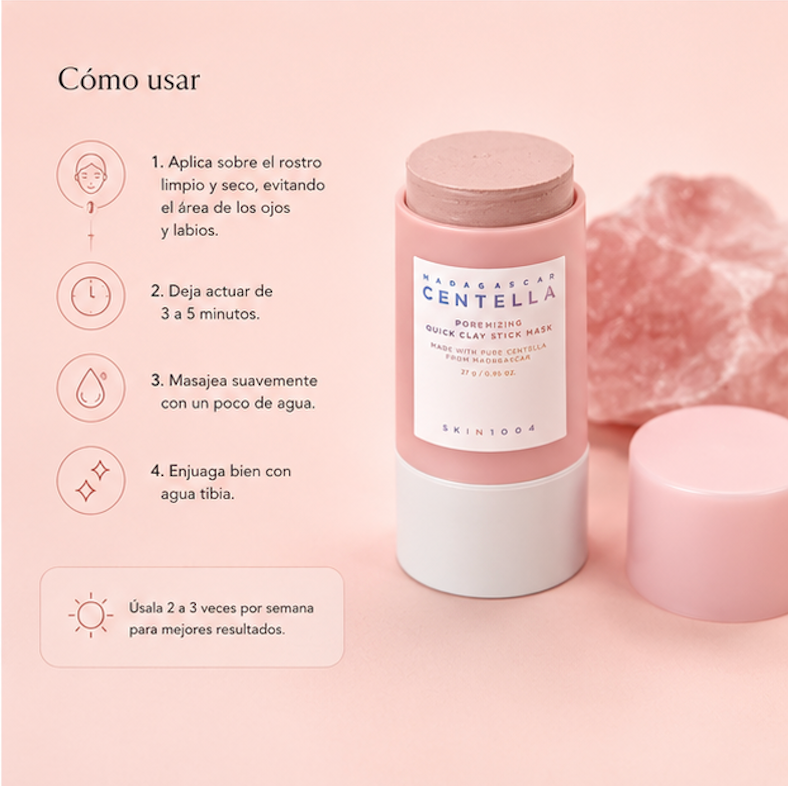 SKIN1004 - Mascarilla de Arcilla Madagascar Centella Poremizing Quick Clay Stick Mask [27g]