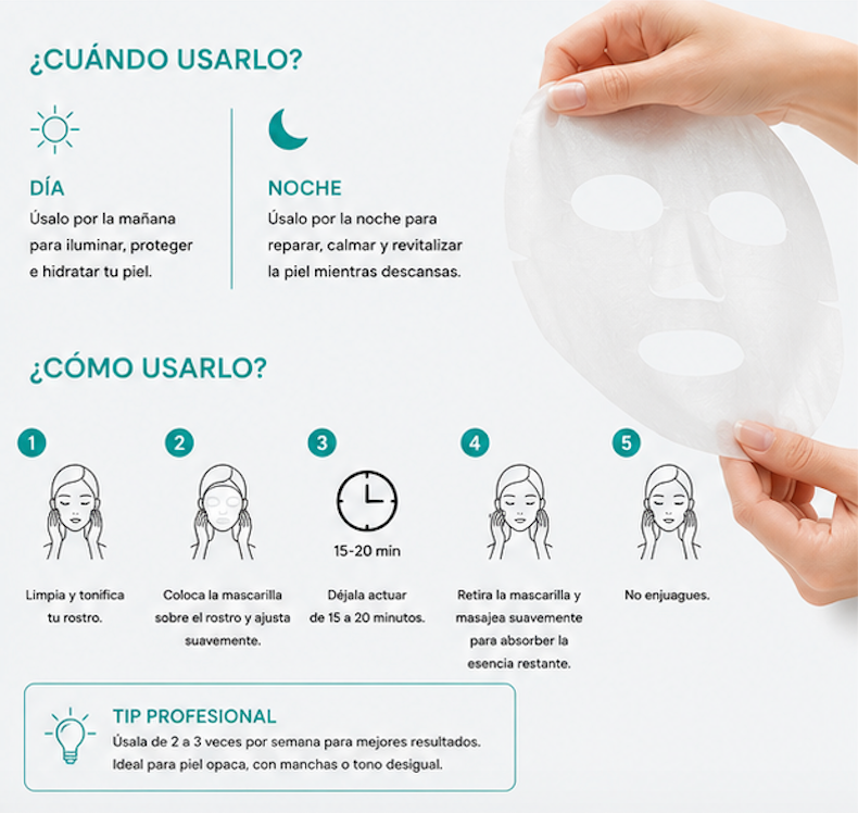 APLB - Mascarilla Glutathione Niacinamide Sheet Mask [25ml]