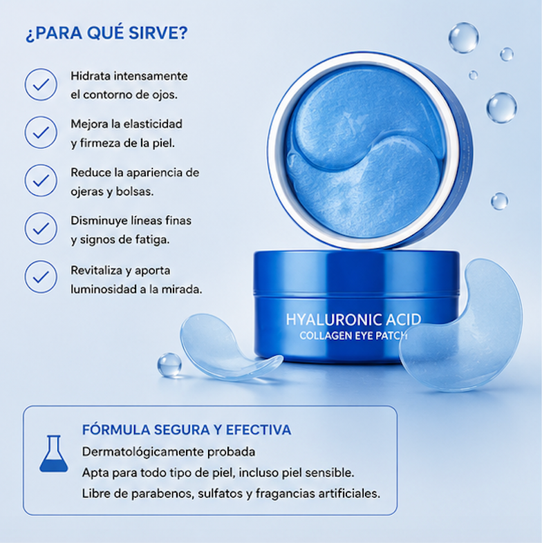 MediFlower - Parches para Ojos ARONYX Hyaluronic Acid Collagen Eye Patch [90 g]