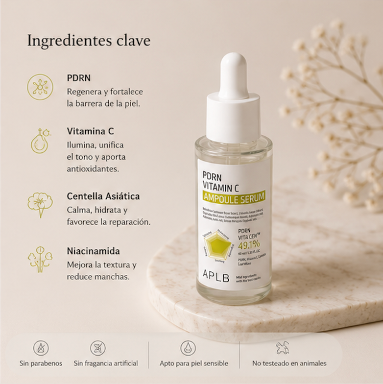 APLB - Sérum Facial con Vitamina C PDRN Vitamin C Ampoule Serum [40ml]