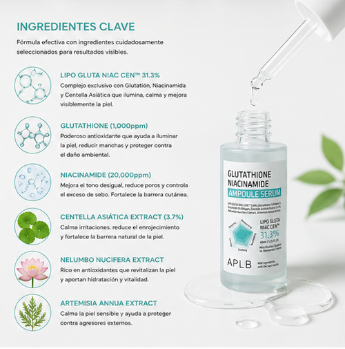 APLB - Ampolla Facial Glutathione Niacinamide Ampoule Serum