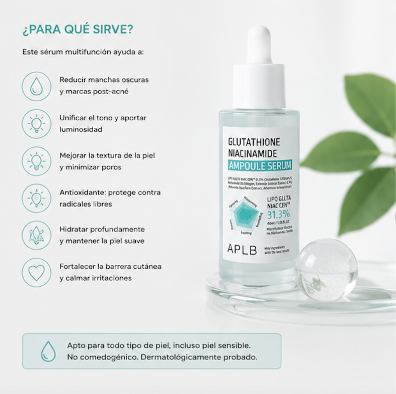 APLB - Ampolla Facial Glutathione Niacinamide Ampoule Serum