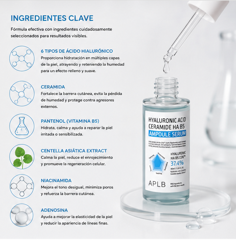 APLB - Hyaluronic Acid Ceramide HA B5 Ampoule Serum