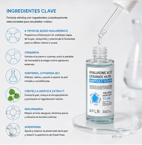 APLB - Hyaluronic Acid Ceramide HA B5 Ampoule Serum