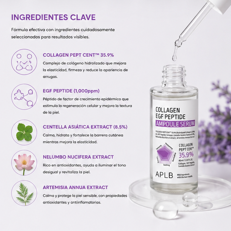 APLB - Ampolla de Colágeno Collagen EGF Peptide Ampoule Serum
