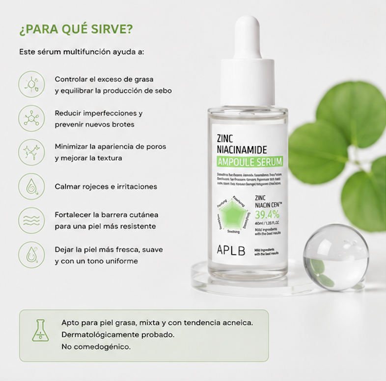 APLB - Zinc Niacinamide Ampoule Serum [40ml]