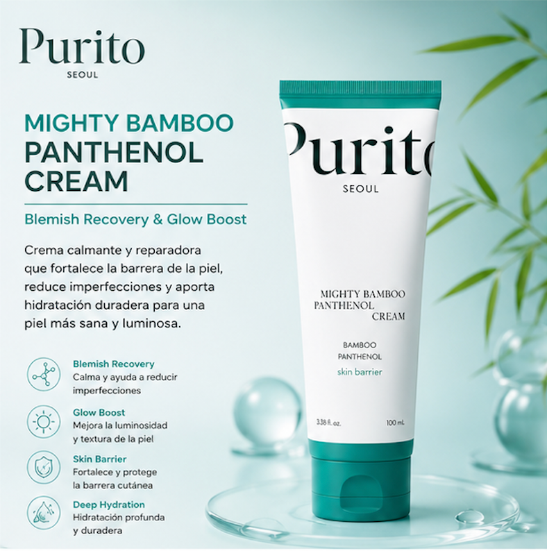 Purito SEOUL - Crema Mighty Bamboo Panthenol Cream [100ml]
