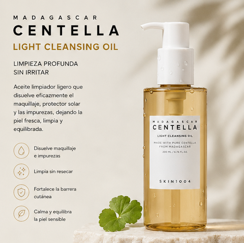 SKIN1004 - Limpiador en Aceite Madagascar Centella Light 200ml