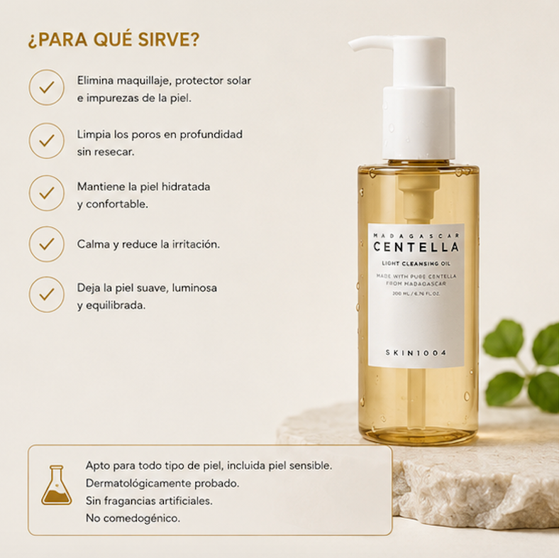 SKIN1004 - Limpiador en Aceite Madagascar Centella Light 200ml