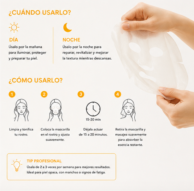 APLB - Mascarilla Facial Retinol Vitamin C Vitamin E Sheet Mask [25ml]