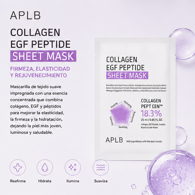 APLB - Mascarilla Collagen EGF Peptide Sheet Mask [25ml]