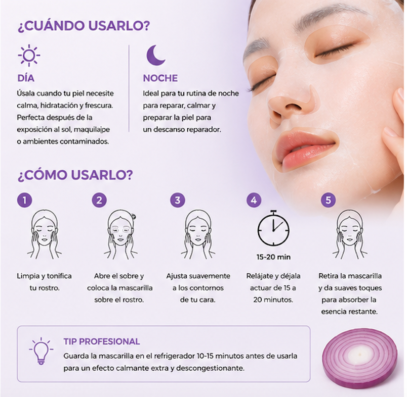 Isntree - Mascarilla Calmante Onion Newpair Soothing Mask [25g x 1 sheet]