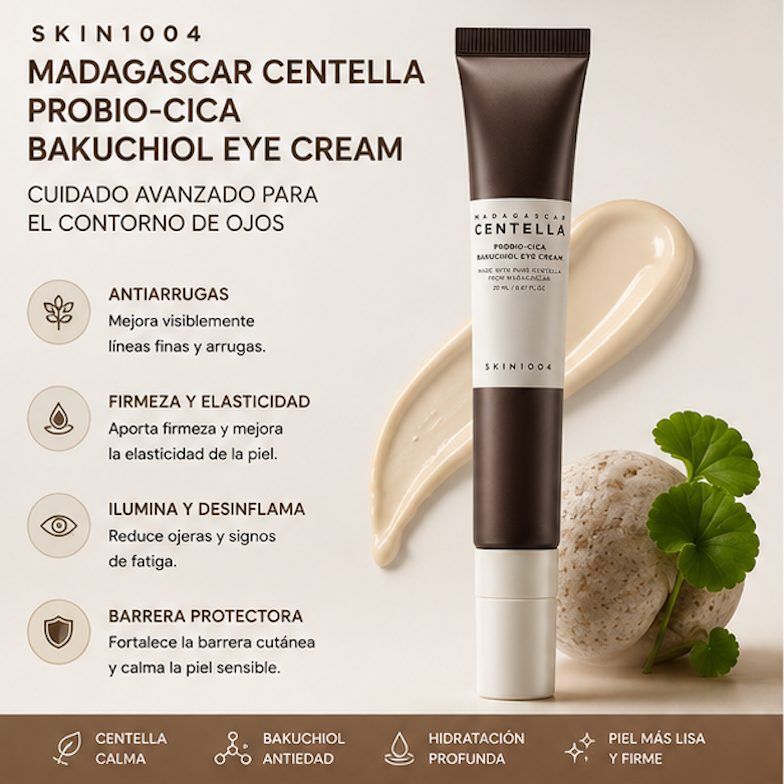 SKIN1004 - Crema de Ojos Madagascar Centella Probio-Cica Bakuchiol Eye Cream [20ml]