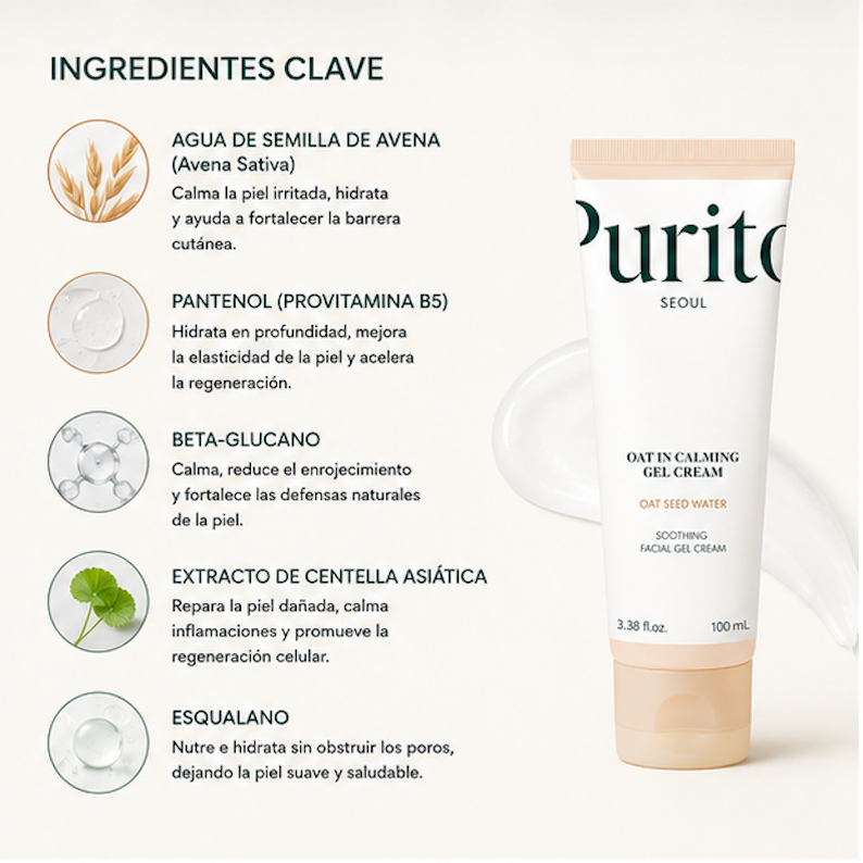 Purito SEOUL - Combo Crema Facial Oat-In Calming Gel Cream