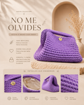 Bolsas a crochet No me olvides