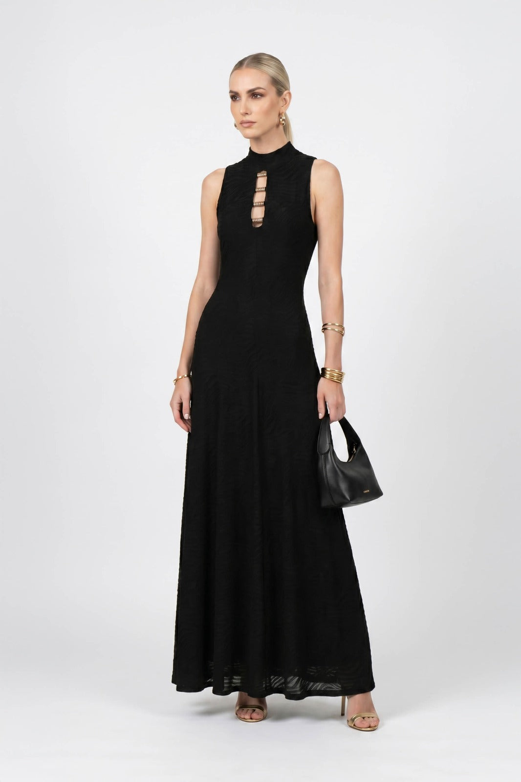 VESTIDO MAXIESCOTE